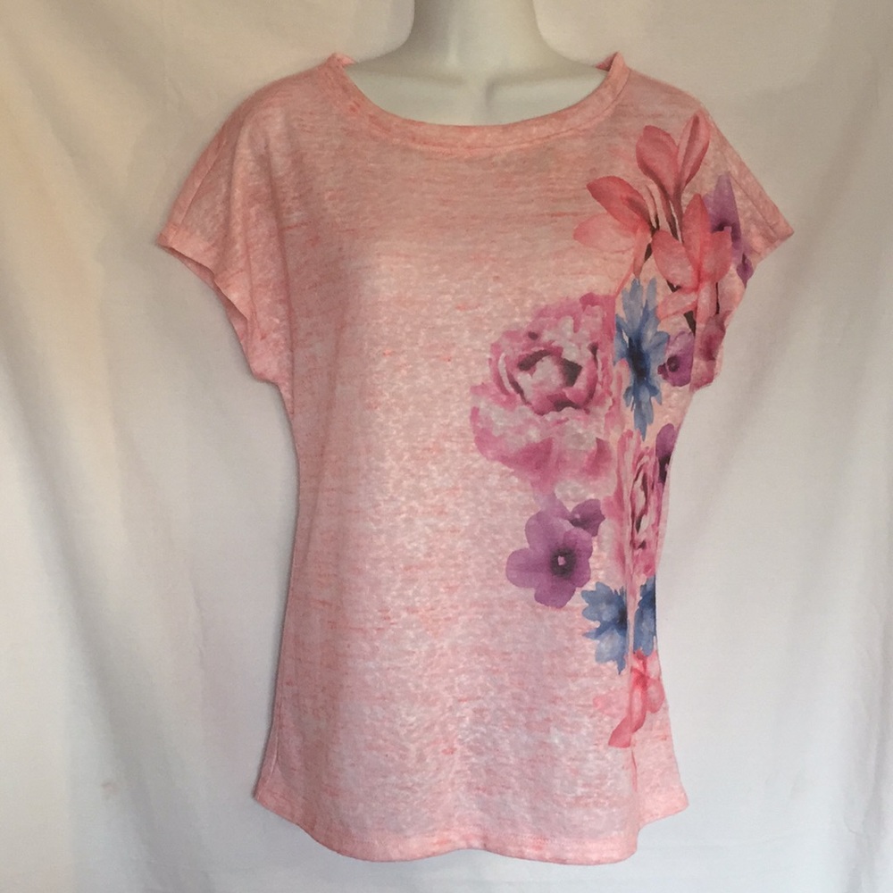 Nicole Miller Floral Blooms Shirt - Sz M